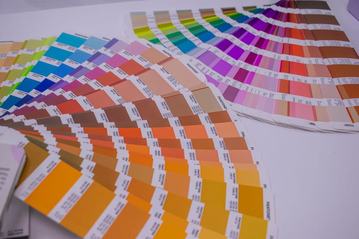 Printed colour swatches for brand matching