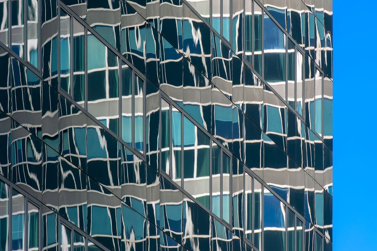 A glossy print catching a reflection